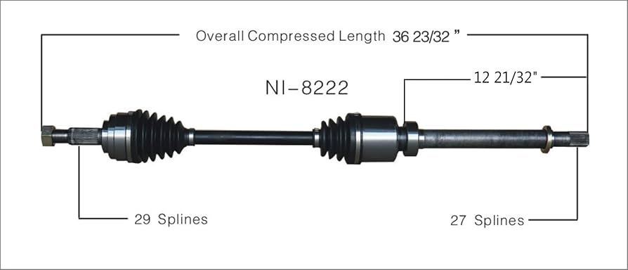 John37【CV-60x3/VF-2,14,102,142,154】 Amazon.com: VMKFTUON Cv Assembly 3 5L Front Right